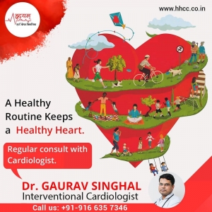 Renowned cardiologist near me - Dr Gaurav Singhal